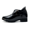 Black Patent Color Men Leather Shoes with Lace up (NX 444)